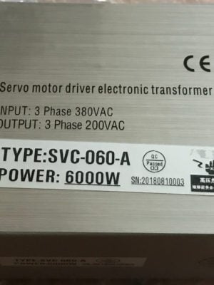 Servo Drive Electric Transformer