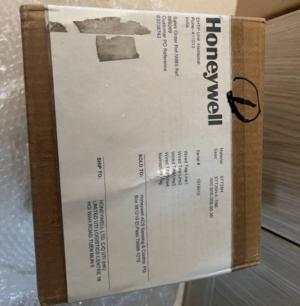 Honeywell STT25H-0-TN0-000-S0S-00S-00-3D